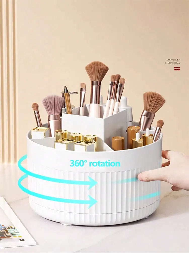 Organizador Giratório de Maquiagem e Skincare