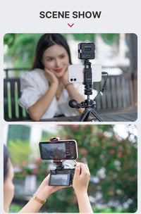 Ulanzi ST-06S Vertical Shooting Phone Mount Holder DSLR Camera Monitor Mount Tripod Mount Clamp for Smartphone Video Vlog