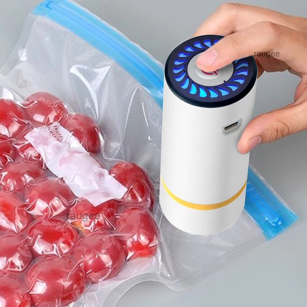 Mini Seladora a Vácuo Elétrica Recarregável