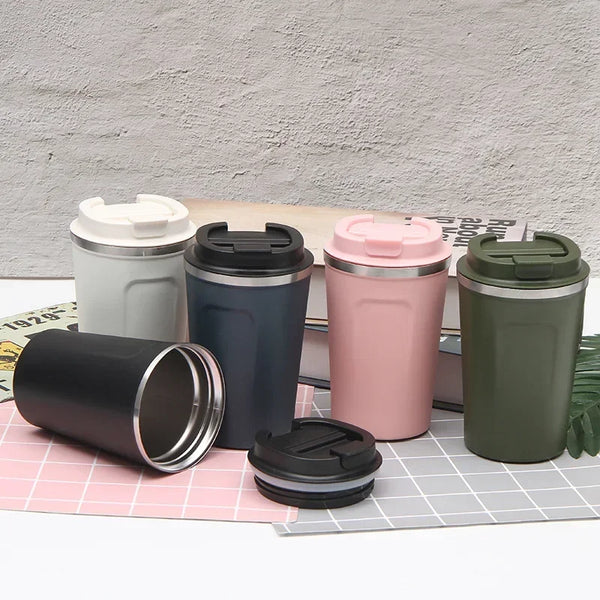 Copo Térmico em Aço Inoxidável 510ml com Tampa Antivazamento