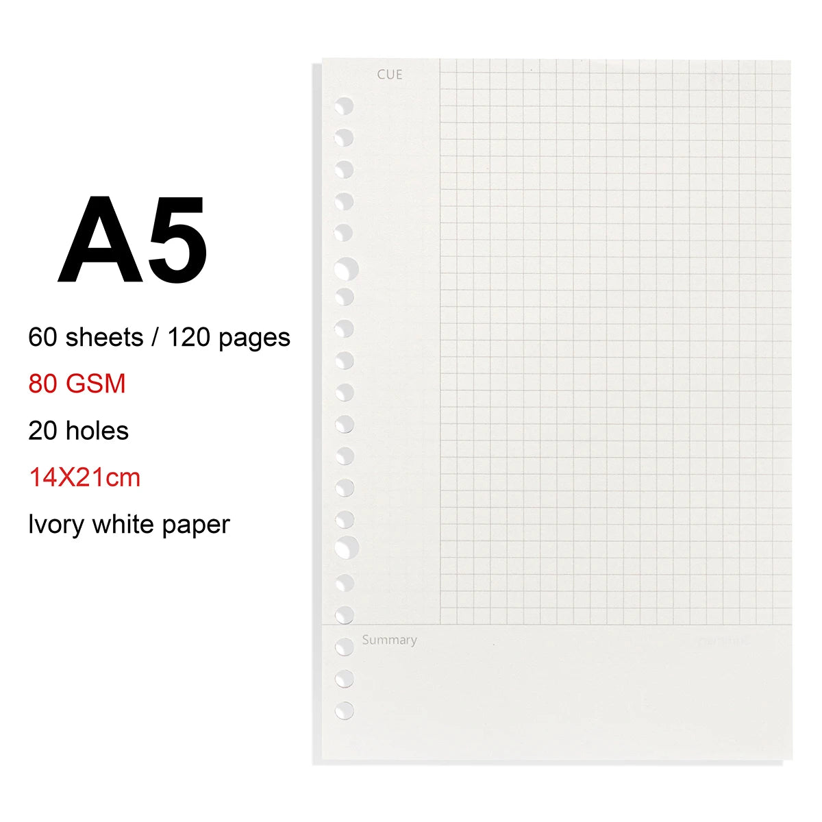 Folhas para Caderno de Disco e Fichário – Folhas Reposicionáveis