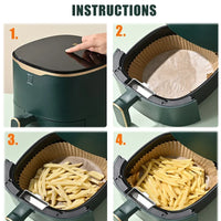 Papel Antiaderente para Air Fryer – Descartável e Fácil de Limpar