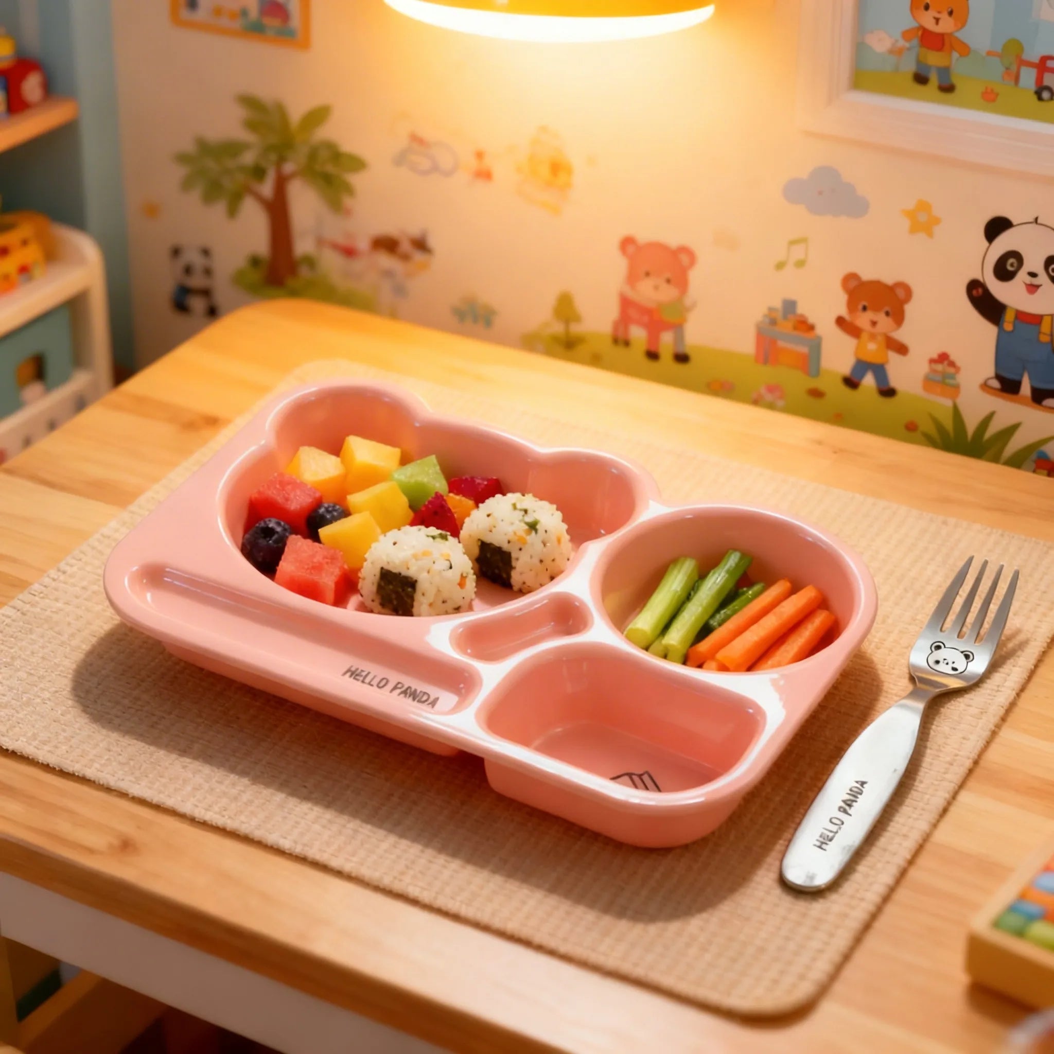 Prato Infantil com Divisórias