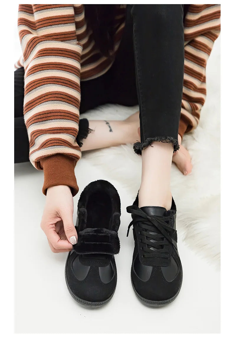 Unisex German Army Trainers Shoes Versatile White Casual Shoes 2026 Spring Retro Sneakers Couples Platform Sports Shoes