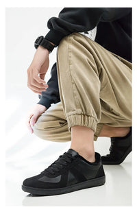 Unisex German Army Trainers Shoes Versatile White Casual Shoes 2026 Spring Retro Sneakers Couples Platform Sports Shoes