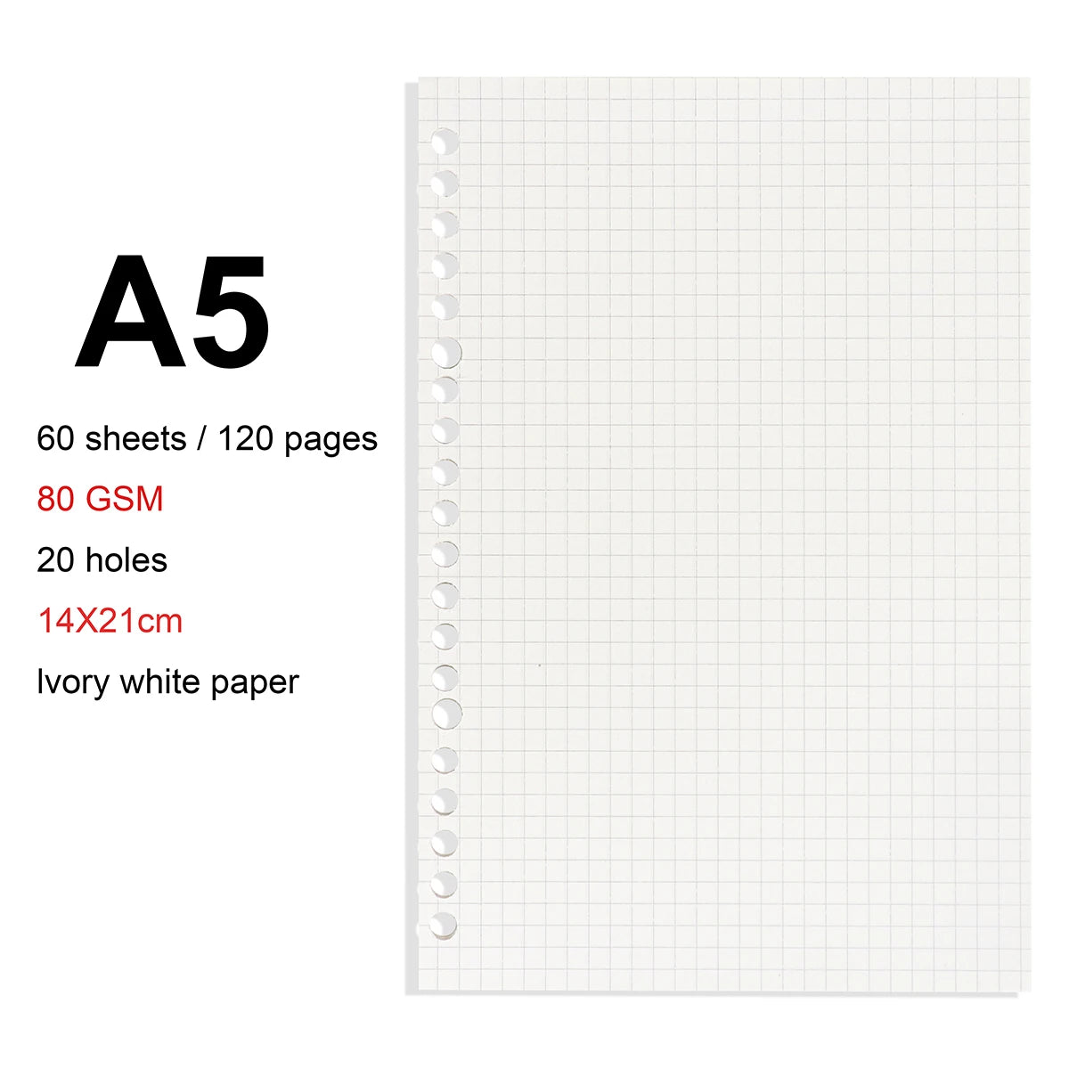 Folhas para Caderno de Disco e Fichário – Folhas Reposicionáveis