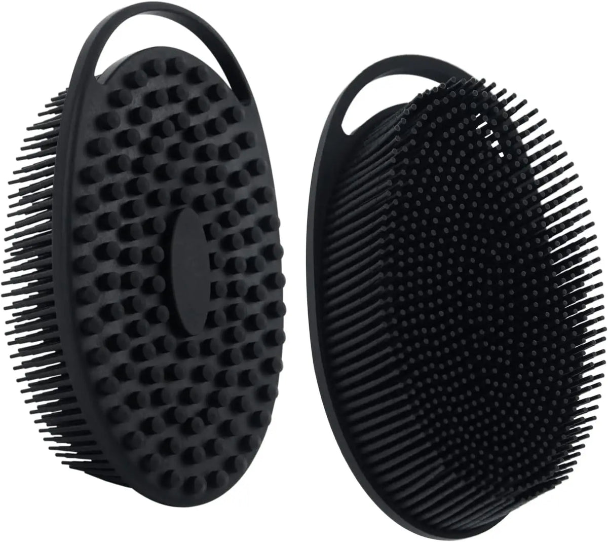 Exfoliating Sponge Dead Body Scrubber Skin Head Washing Brush Comb Silicone Bristle Bath Brush Scalp Massager Bath Tool Hygienic