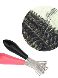 Comb Hair Brush Cleaner Plastic Handle Cleaning Brush Remover Embedded Beauty Tools Cleaning Products Cleaning Supplies