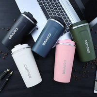 Copo Térmico em Aço Inoxidável 510ml com Tampa Antivazamento