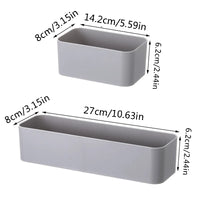 Wall Mounted Organizer Makeup Table Storage Box Shelf Adhesive Hanger kitchen Bathroom Storage Rack Drawer Organizer Container