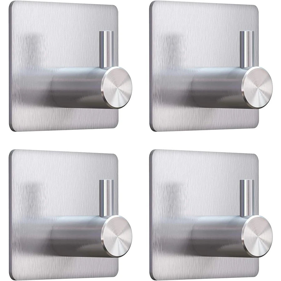 Ganchos Adesivos em Aço Inox
