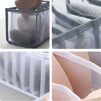 Kit 3 pieces Bra Drawer Organizer Bra Foldable Storage Box Divider Underpants Wardrobe Home