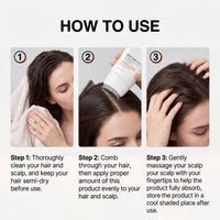 Volumizing Hair Serum Deep Nourish Care Repair Damaged Hair Roots Improve Scalp Environment Scalp Massager With Built-In Brush