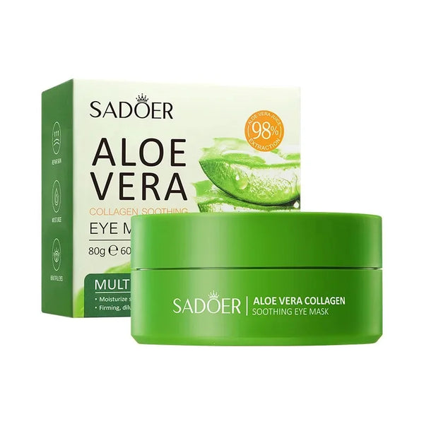 Máscara para Área dos Olhos com Aloe Vera e Colágeno – 60 Unidades