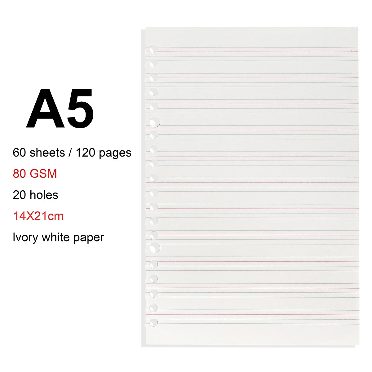 Folhas para Caderno de Disco e Fichário – Folhas Reposicionáveis