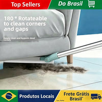 Vassoura mágica Brasil 50 cm, rodo multifuncional de silicone para água, vassoura para piso, limpeza e remoção de água, rodo para cozinha e piso.