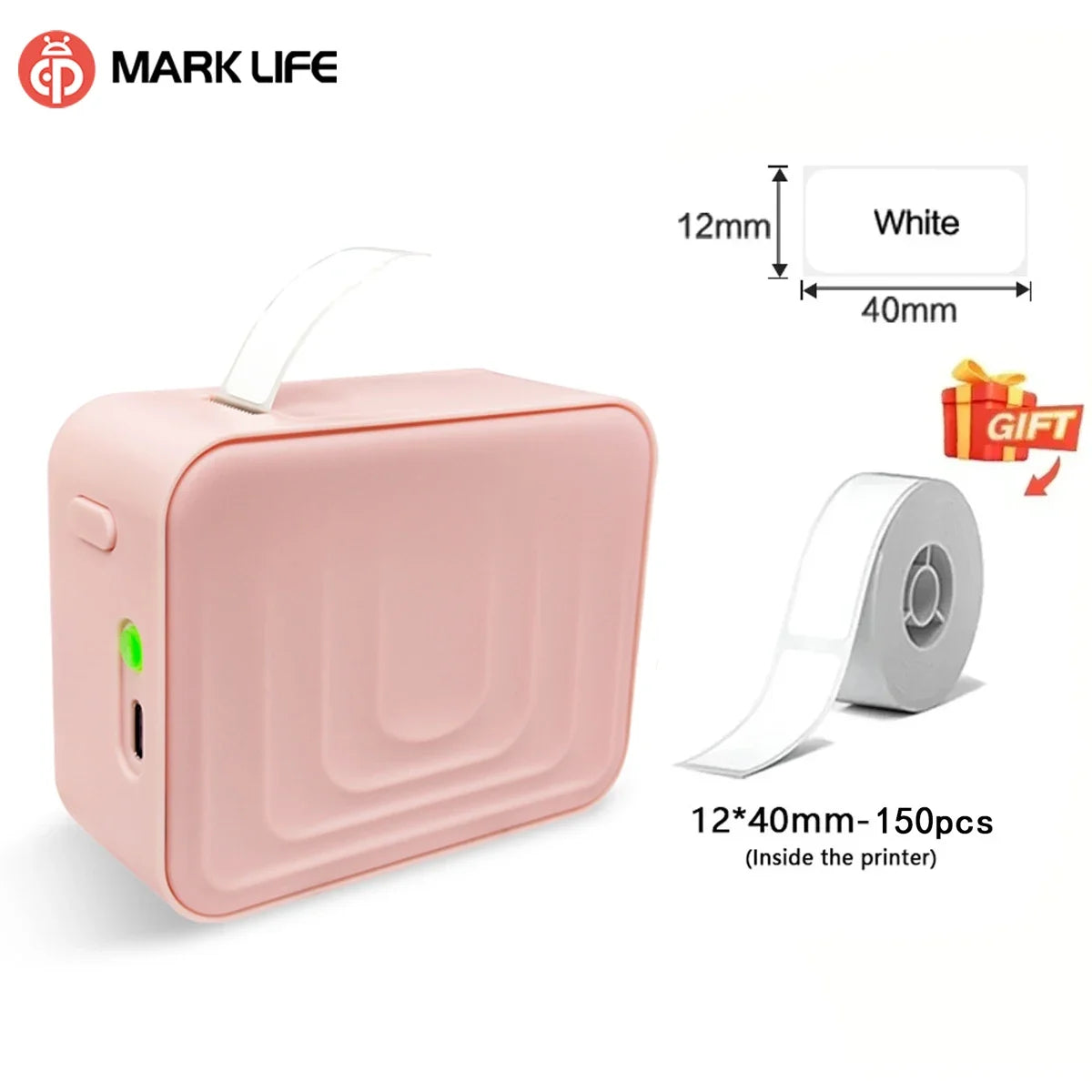 Impressora de Etiquetas MarkLife P15 Recarregáve