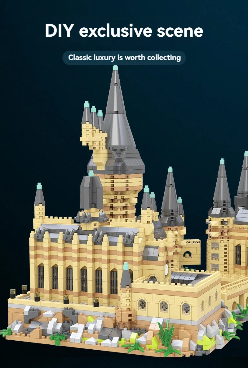 Kit de Construção Castelo Medieval em Blocos de Montar