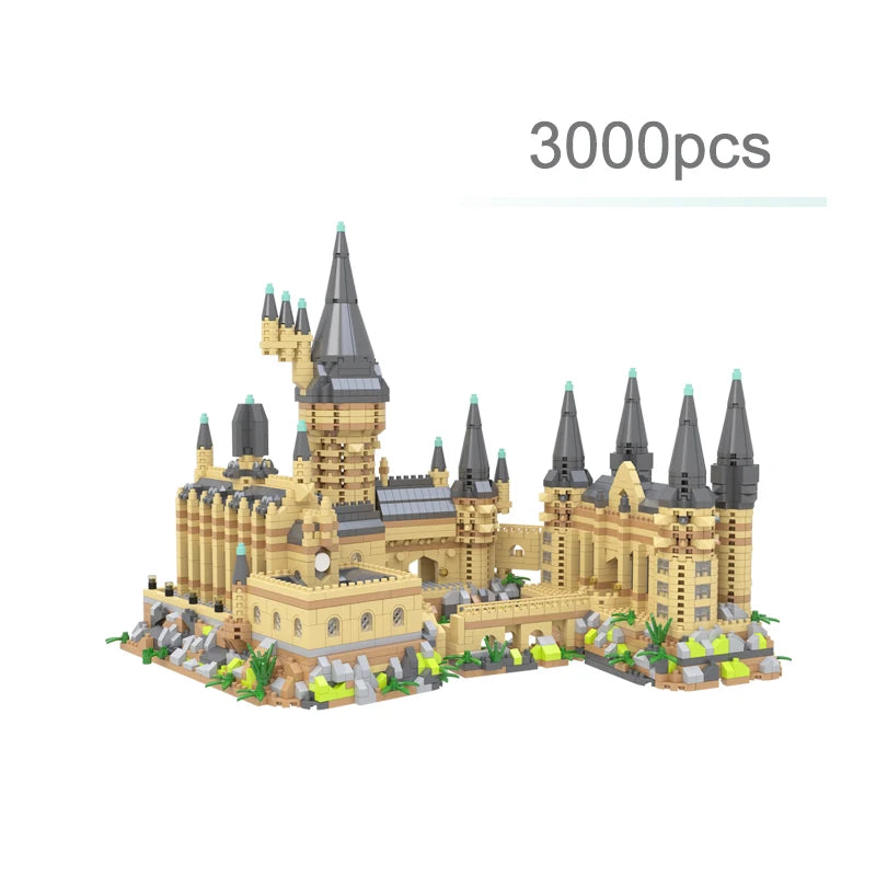 Kit de Construção Castelo Medieval em Blocos de Montar