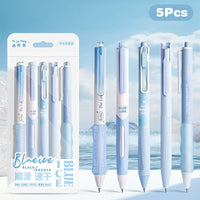 Kit com 5 Canetas Gel Minimalistas