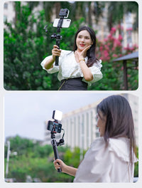 Ulanzi ST-06S Vertical Shooting Phone Mount Holder DSLR Camera Monitor Mount Tripod Mount Clamp for Smartphone Video Vlog