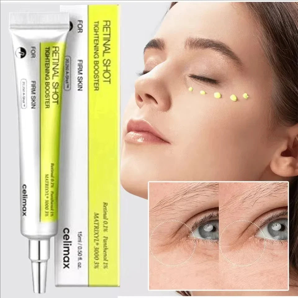 Korean Retinal Celimax Set Firming Enhancer Hydrating Shot Tightening Booster Face Cream Eye Serum Shrink Dark Circles Repair