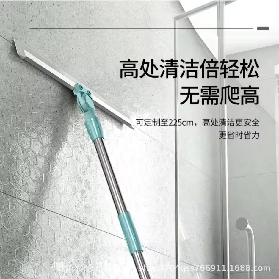 Vassoura mágica Brasil 50 cm, rodo multifuncional de silicone para água, vassoura para piso, limpeza e remoção de água, rodo para cozinha e piso.