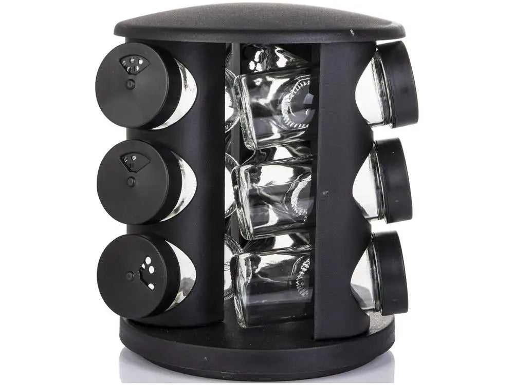 Glass Spice Rack, 10 Pieces, Brinox
