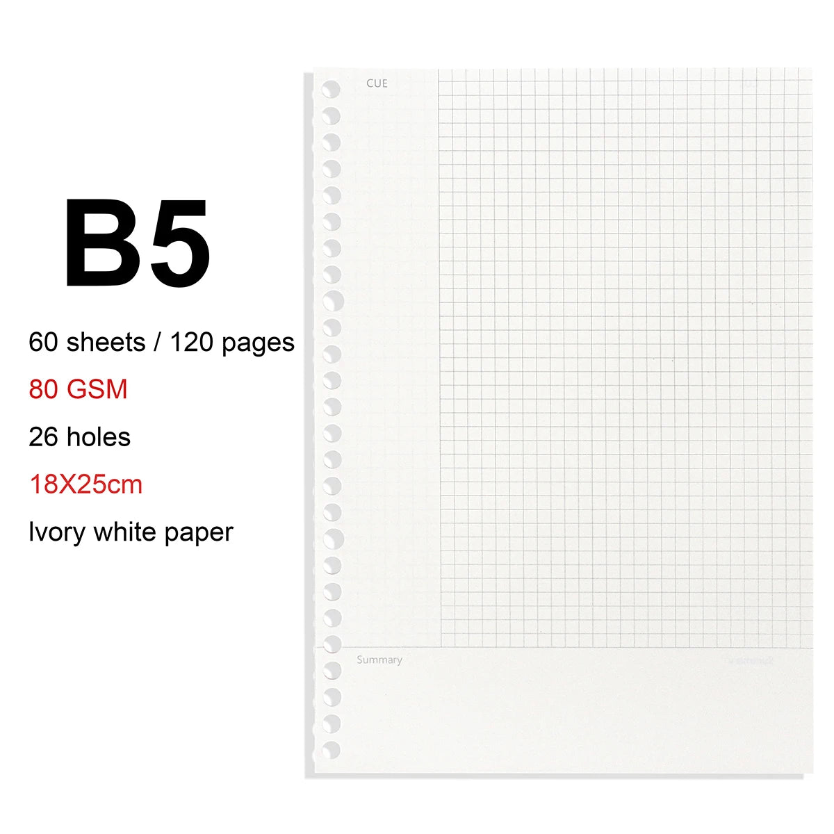 Folhas para Caderno de Disco e Fichário – Folhas Reposicionáveis