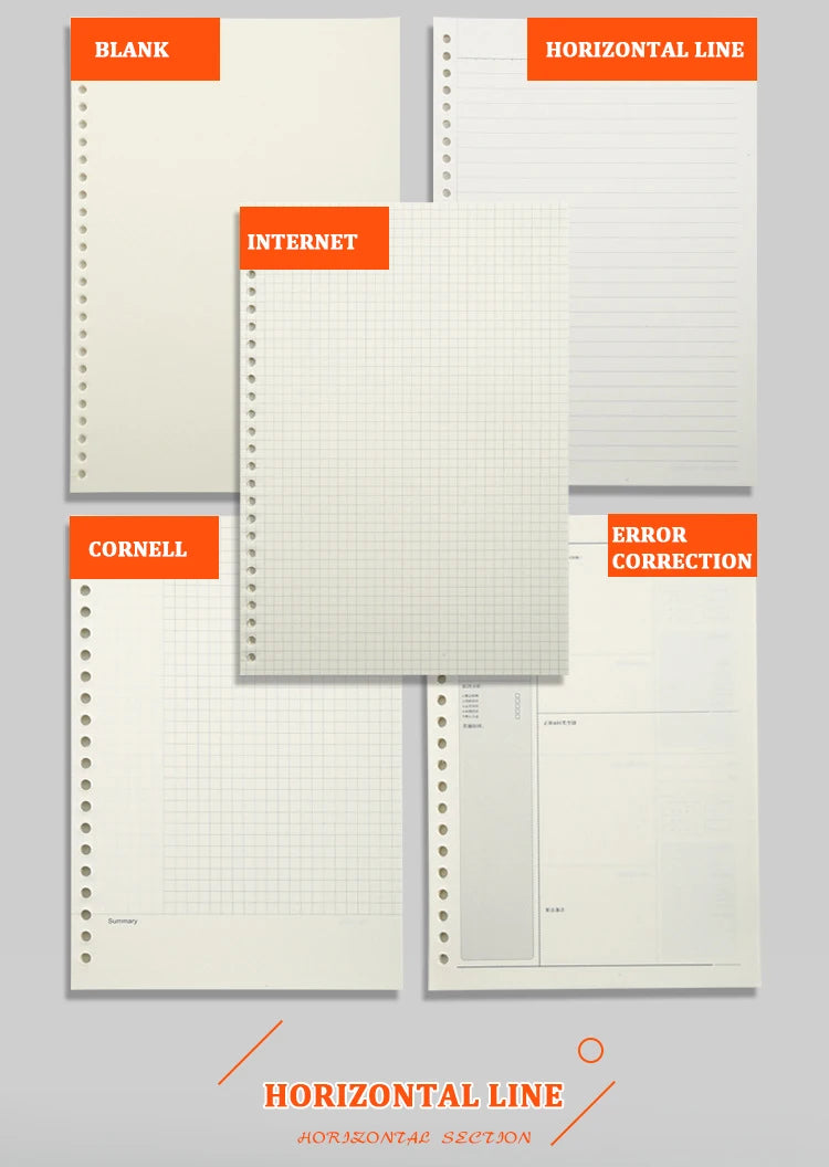 Folhas para Caderno de Disco e Fichário – Folhas Reposicionáveis