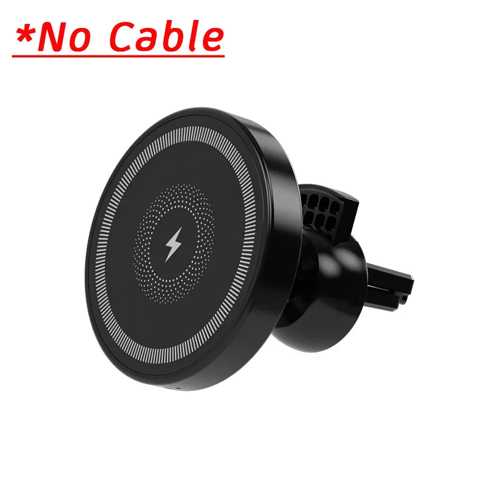 Magnetic Wireless Car Charger Air Vent Phone Holder Stand For iPhone 17 16 Pro Max 15 14 13 12 Fast Charging Cellphone Bracket