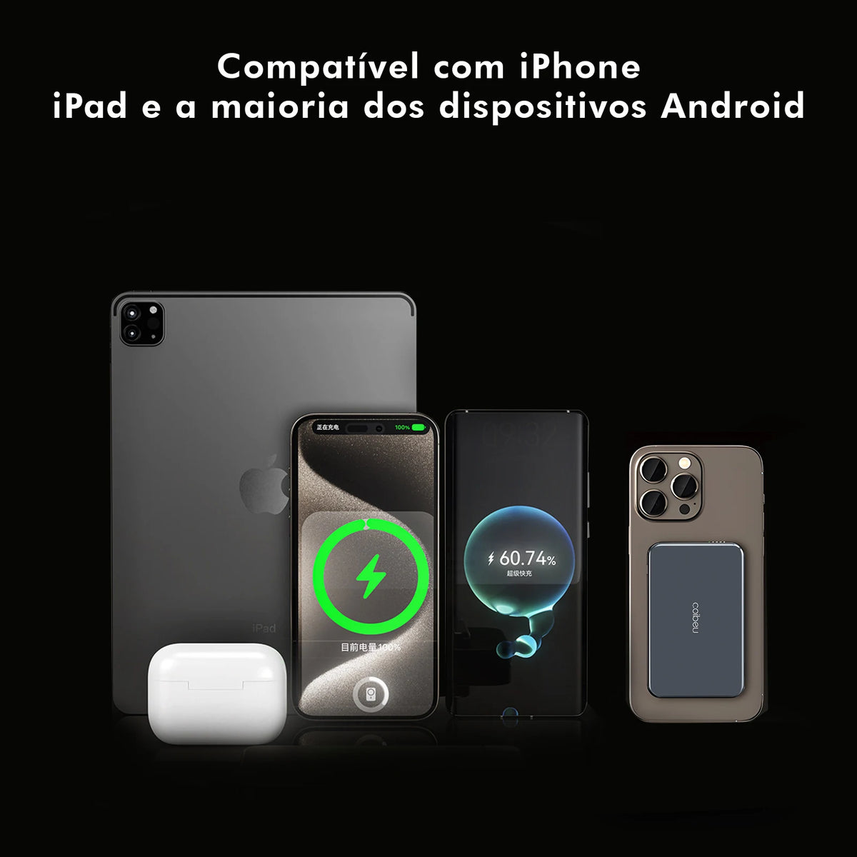 Magnetic Powerbank, Portable Charger, Power Bank, Portable Battery, Portable External Battery