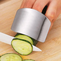 1PC Stainless Steel Finger Guard Anti Cut Shield Anti Slip Grip Safe Cutting Kitchen Tool for Cooking