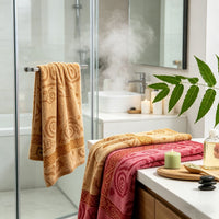 Premium 50% Cotton Bath Towel, Ultra Soft, High Absorbency, Quick Dry, Ideal for Daily Bath Use
