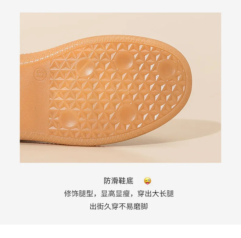 Unisex German Army Trainers Shoes Versatile White Casual Shoes 2026 Spring Retro Sneakers Couples Platform Sports Shoes