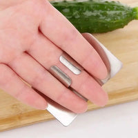 1PC Stainless Steel Finger Guard Anti Cut Shield Anti Slip Grip Safe Cutting Kitchen Tool for Cooking