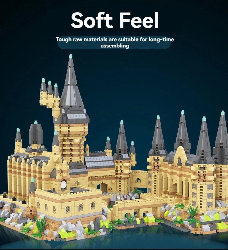 Kit de Construção Castelo Medieval em Blocos de Montar