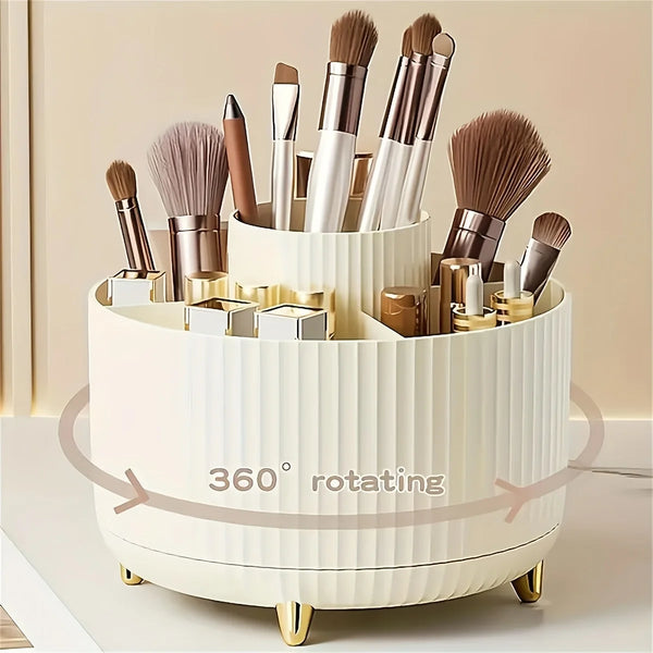 Organizador Giratório de Maquiagem e Skincare