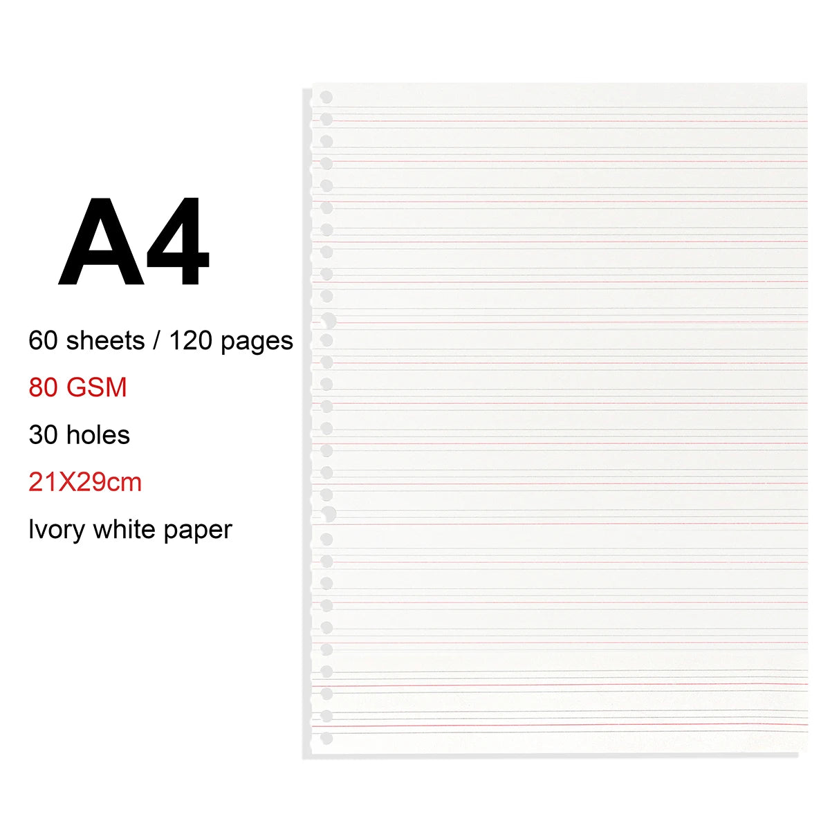 Folhas para Caderno de Disco e Fichário – Folhas Reposicionáveis