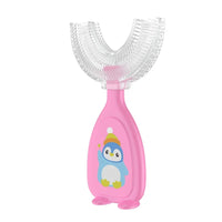 Escova de Dentes Infantil 360° em Silicone com Design em U