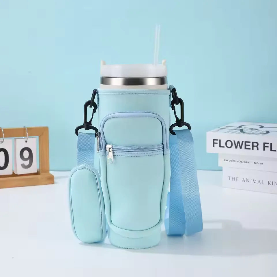 Bolsa para Copo Térmico com Alça Ajustável e Porta-Celular