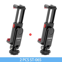 Ulanzi ST-06S Vertical Shooting Phone Mount Holder DSLR Camera Monitor Mount Tripod Mount Clamp for Smartphone Video Vlog