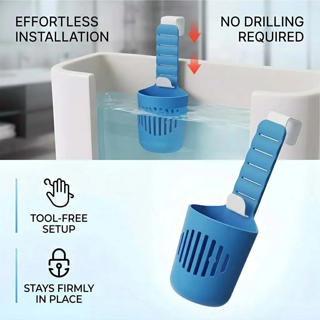 1/2PCS Silicone Toilet Tank Tablet Holder Versatile Toilet Bowl Hanging Cleaner and Deodorizer Hanger