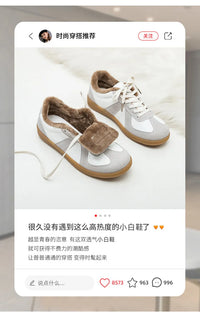 Unisex German Army Trainers Shoes Versatile White Casual Shoes 2026 Spring Retro Sneakers Couples Platform Sports Shoes