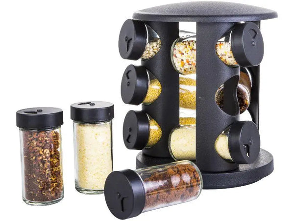 Kit Porta Temperos de Vidro Brinox com 10 Peças