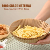 Papel Antiaderente para Air Fryer – Descartável e Fácil de Limpar
