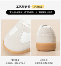 Unisex German Army Trainers Shoes Versatile White Casual Shoes 2026 Spring Retro Sneakers Couples Platform Sports Shoes