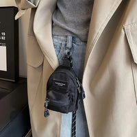 Mini Bolsa Porta-Moedas com Alça para Celular, Chaves e Fones