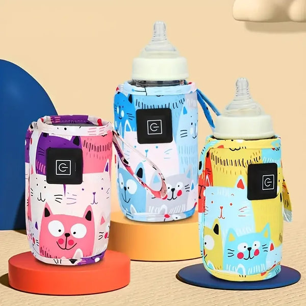 Aquecedor USB para Mamadeiras com Bolsa Térmica