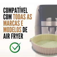 5 Shapes Reusable Silicone Non-stick Kit for Air Fryer Microwave Oven and Fryer Ideal For Healthy Baking if